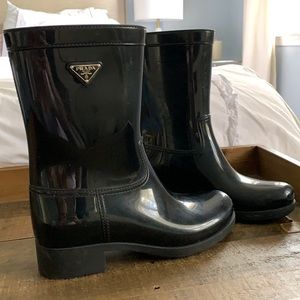 Prada rain boot